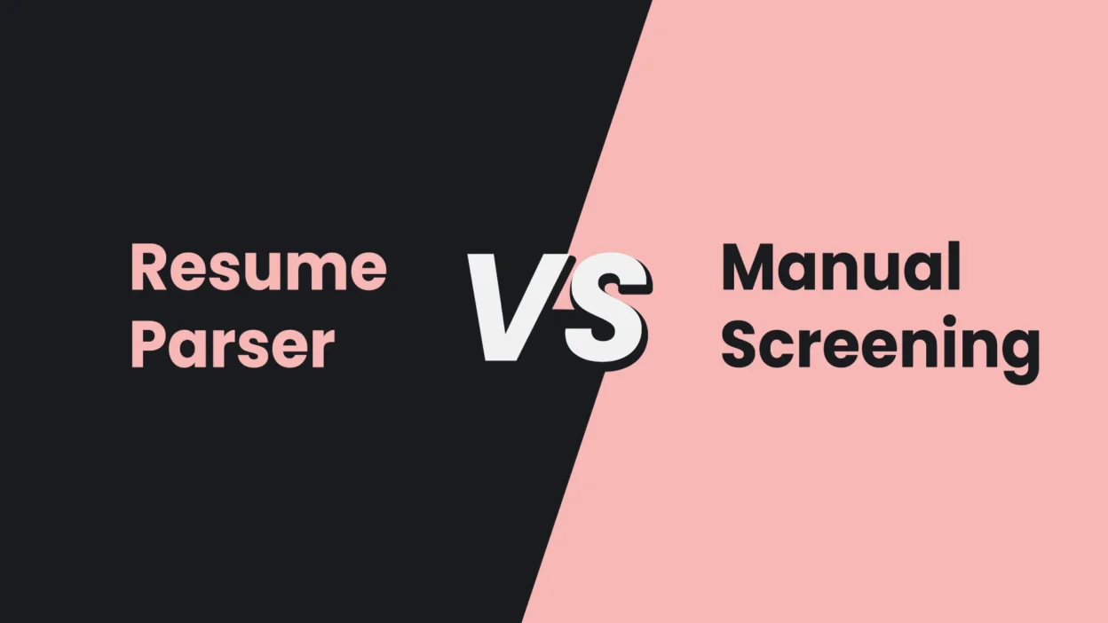 resume parsers and manual screening