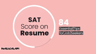 SAT Score on Resume
