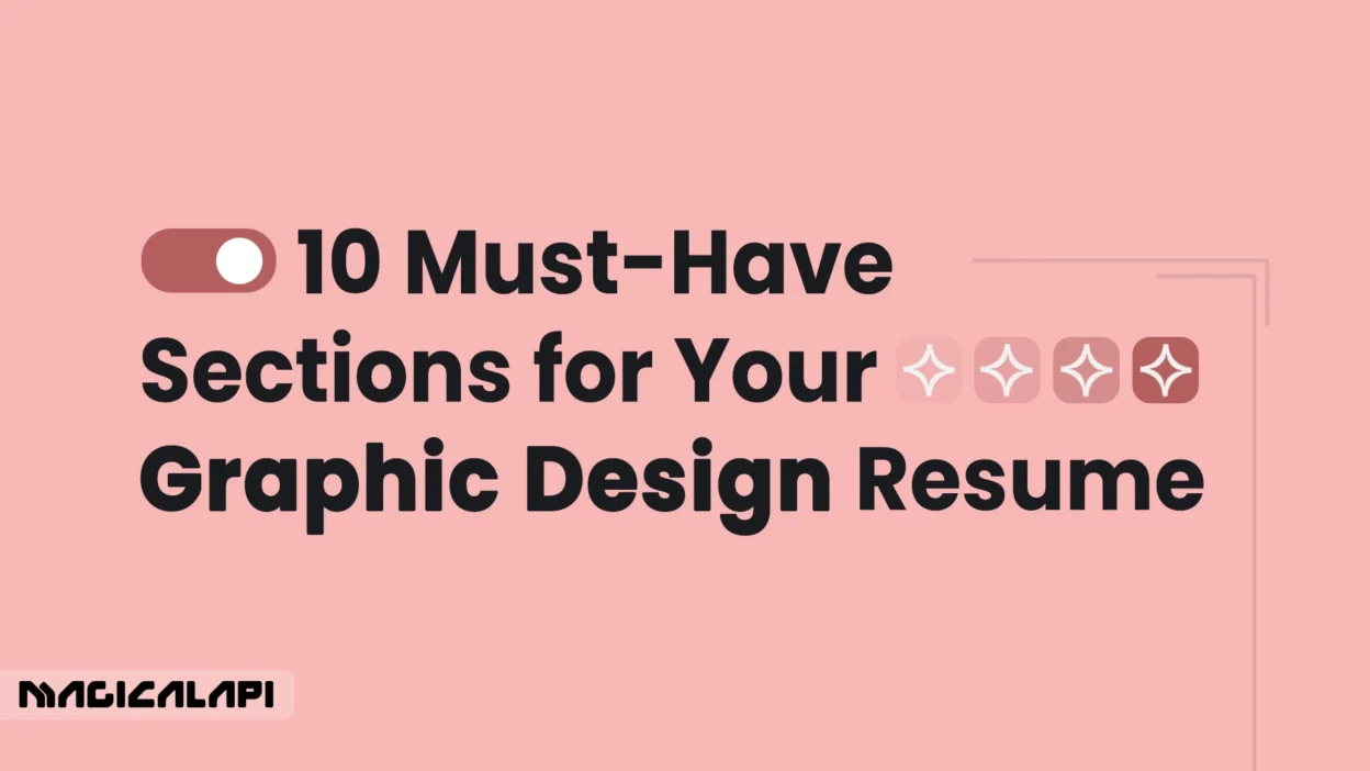 10 Must-Have Sections for Your Graphic Design Resume