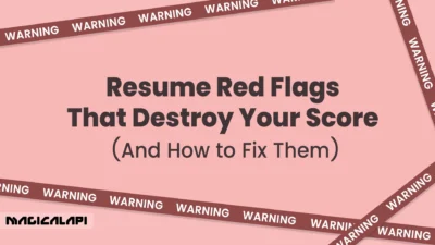 21 resume Red Flags