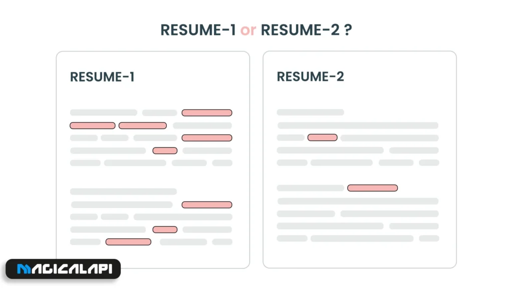 Ideal number of bullet points for each work experience