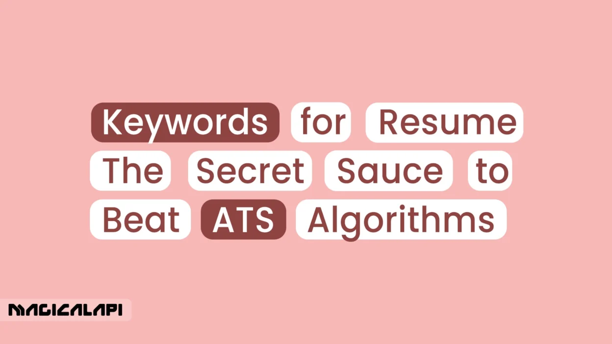 Keywords for Resume