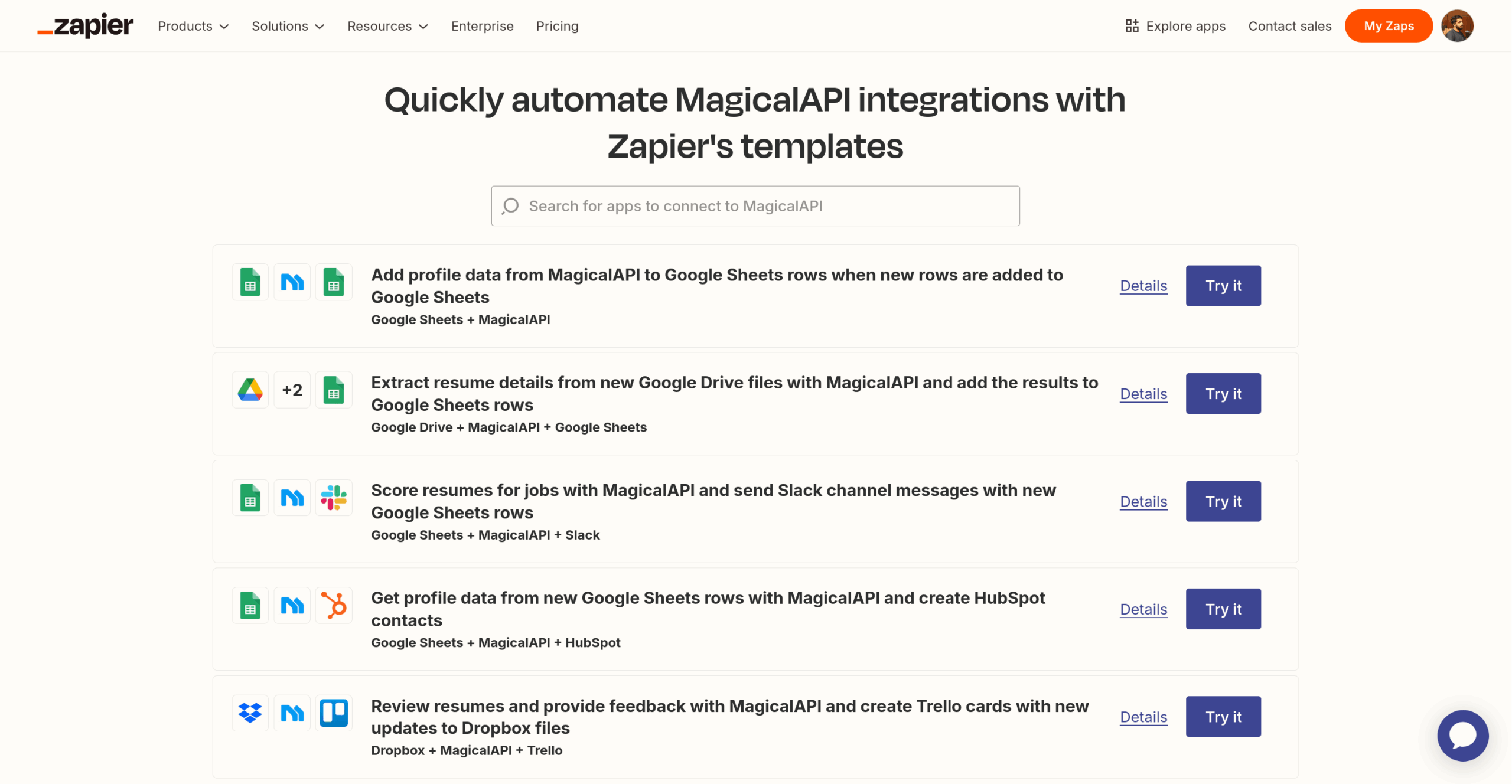 Understanding Zap Templates for MagicalAPI Integrations