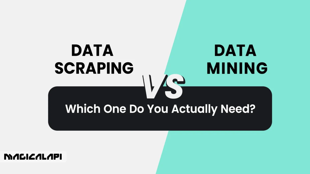 Data Scraping vs Data Mining