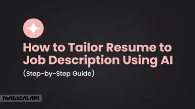 How to Tailor Resume to Job Description AI