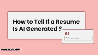 How to Tell If a Resume Is AI Generated
