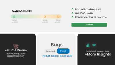 Update August MagicalAPI