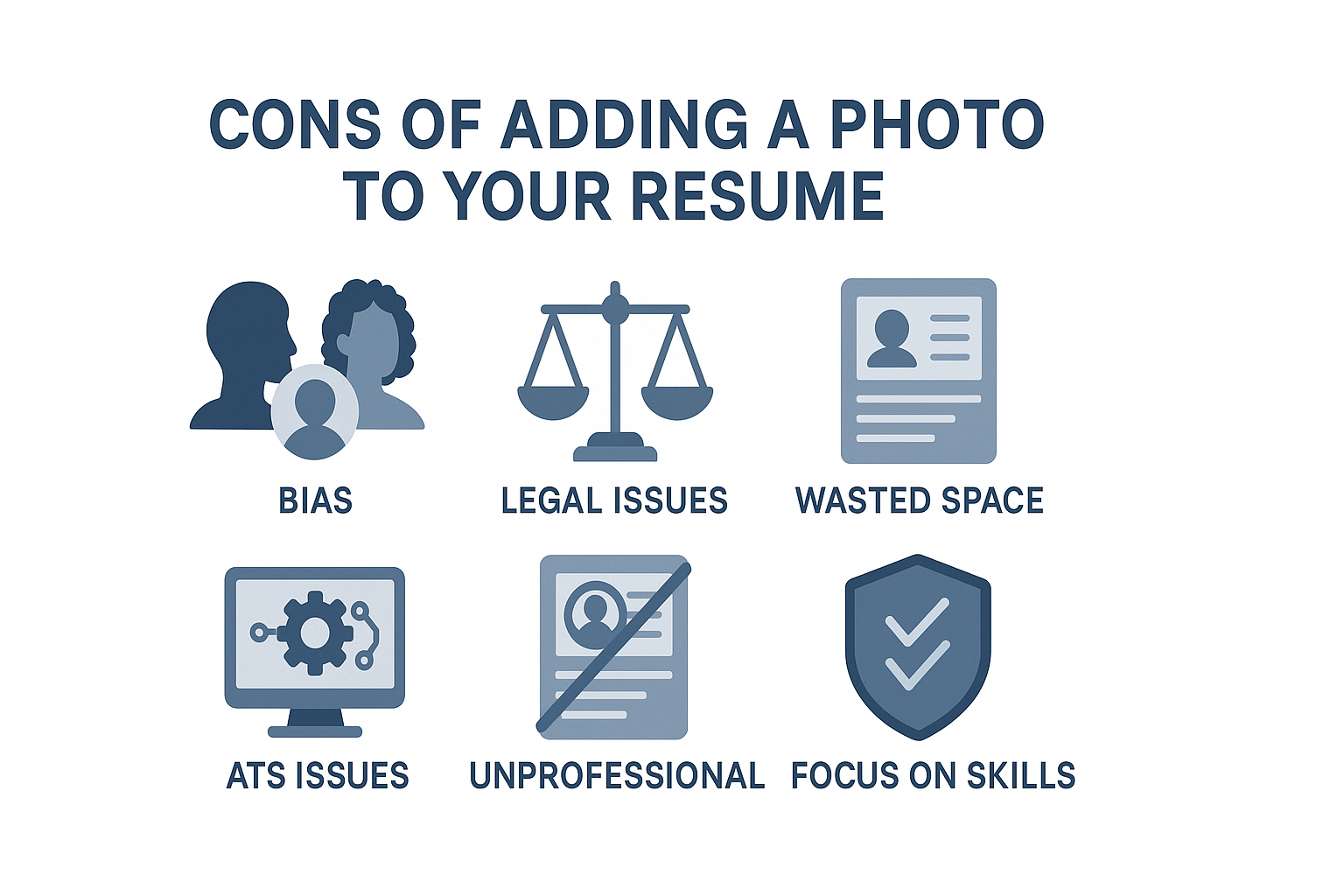 Cons of Including a Photo on Your Resume