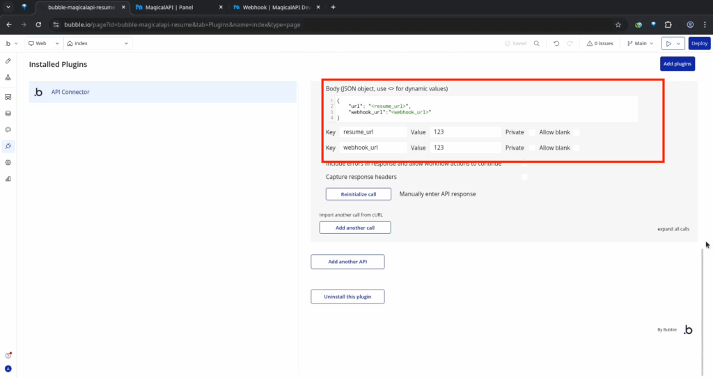 Configuring the Webhook Endpoint
