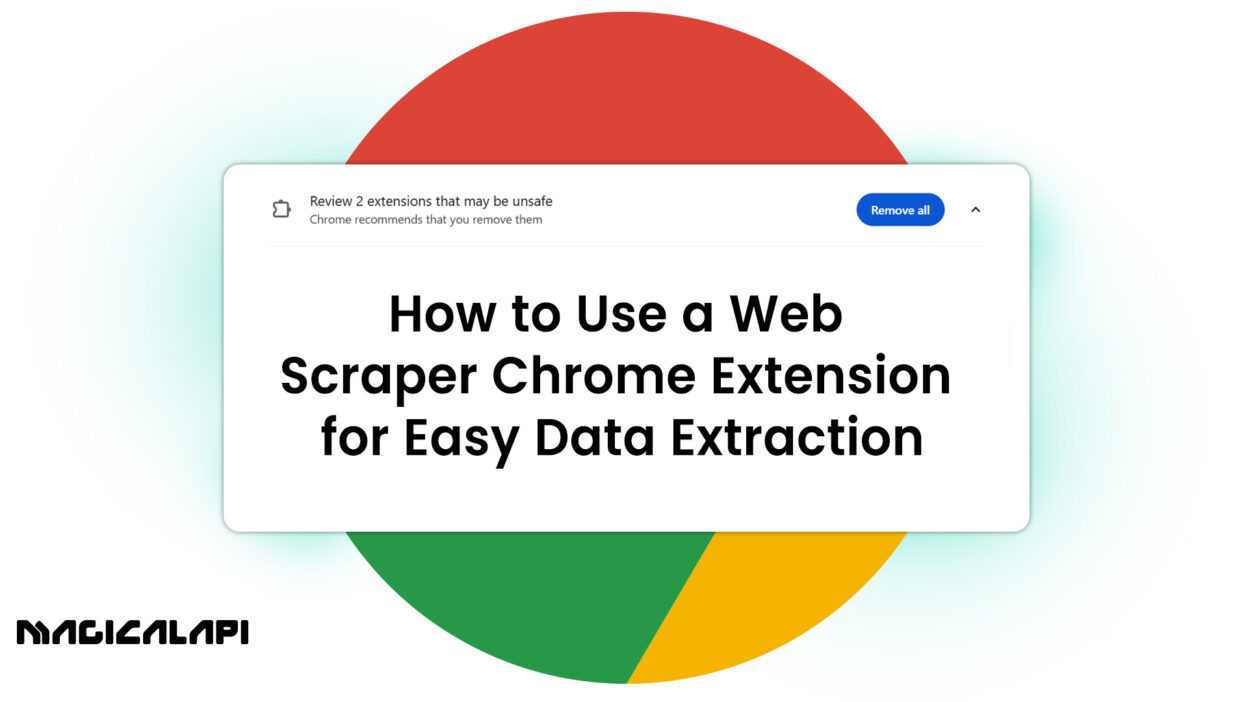 web scraper chrome extension
