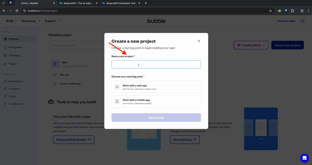 Connect Bubble.io with MagicalAPI