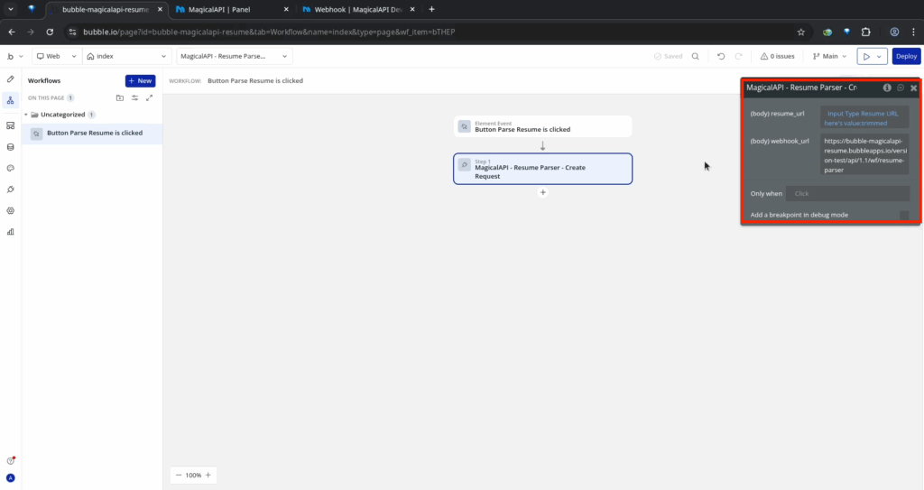 Defining the Resume Data Type