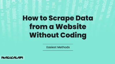 how to scrape data from a website easily