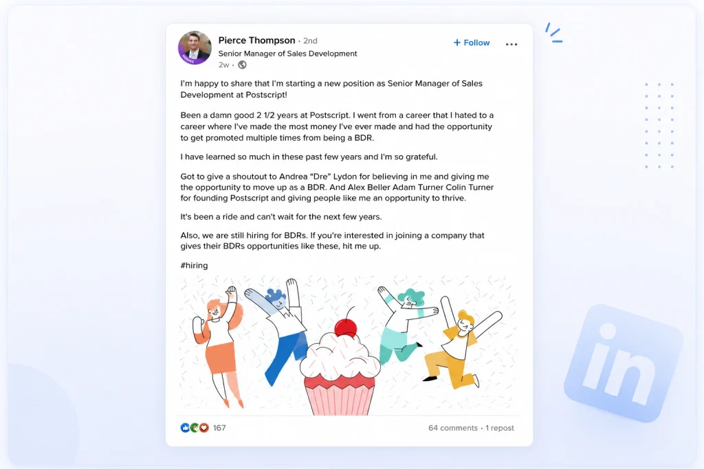 How to Post a Promotion on LinkedIn?
