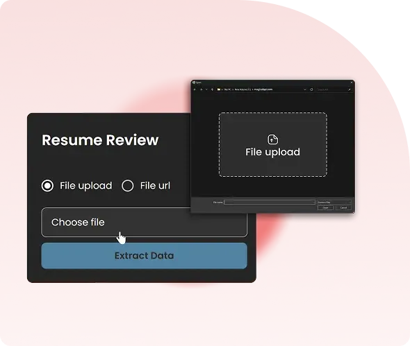 Upload or Connect